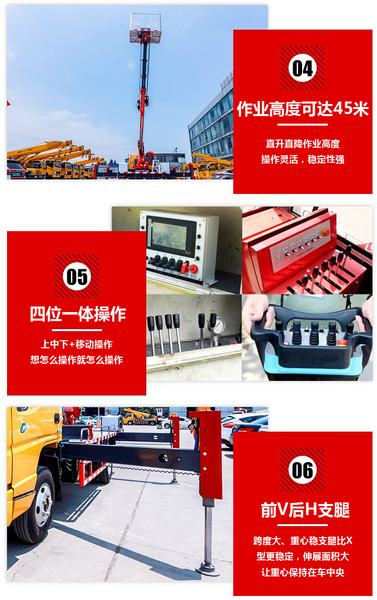 国六江铃18米伸缩臂高空作业车